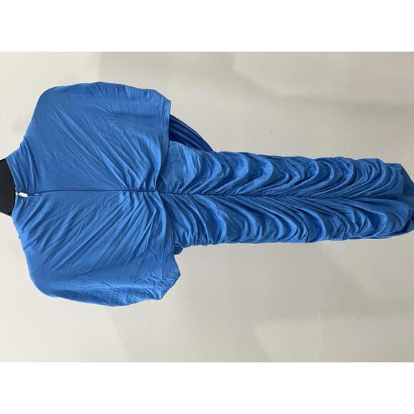 AMANDA UPRICHARD EVIANNA DRESS mini in blue - Picture 5 of 7